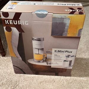 New in box Keurig K-Mini Plus Coffee Maker - white